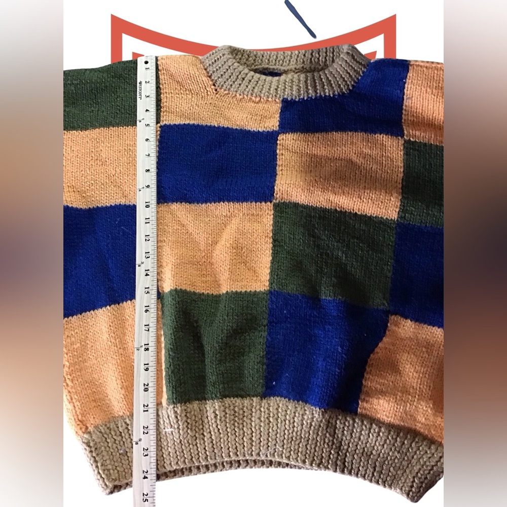 Colorful Patchwork Sweater - Picture 3 of 4